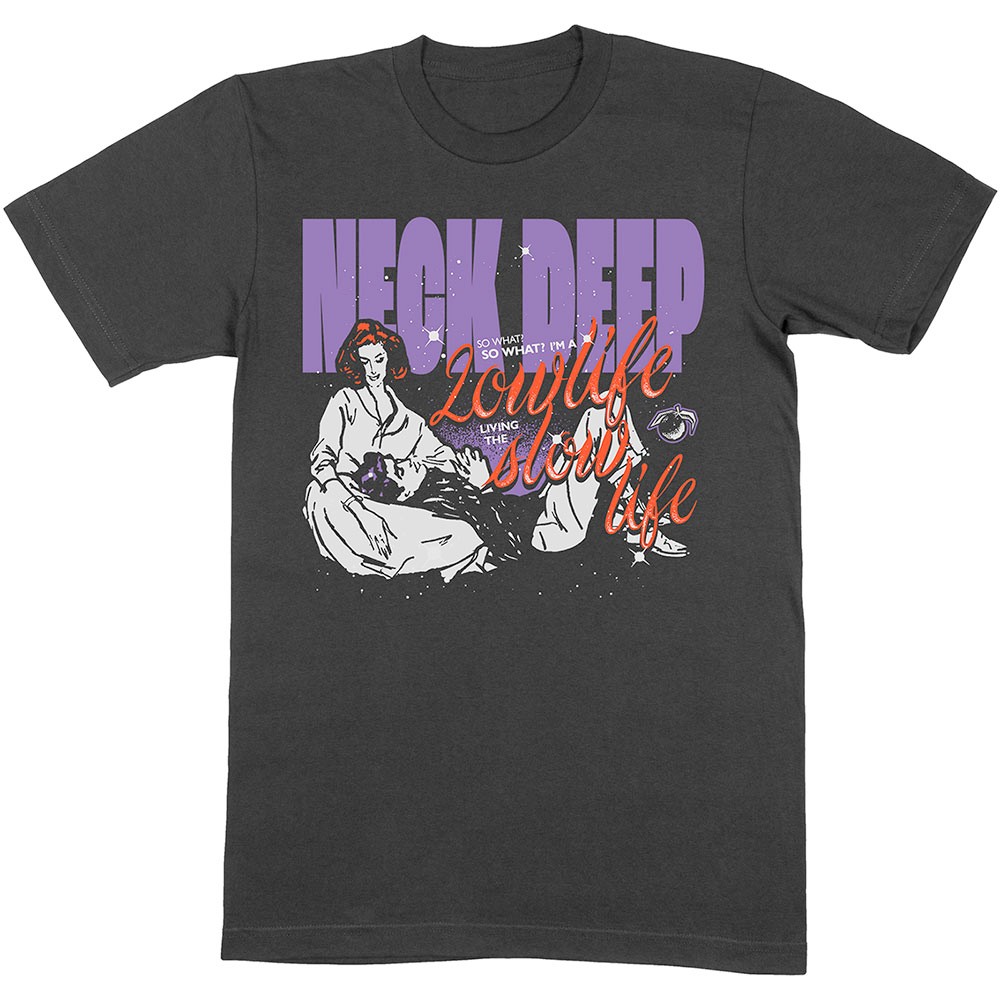 Neck Deep - Lowlife Couple Mens Tshirt - Black